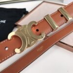 Celine Triomphe Belt Brown - Image 2