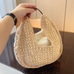 Celine Classic Panier Hobo Bag In Raffia 30cm 112772EYR02NT - Image 4