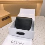 Celine Folco Cuir Triomphe In Smooth Calfskin 18cm 198263DU338NO - Image 5