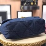 Chanel 19 Flap Denim Bag Blue AS1160 B02876 N6832 - Image 4
