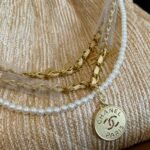 Chanel 22 Straw Gold Tone Metal Bag 35cm - Image 2