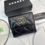 Chanel 19 Flap Card Holder Black 11Cm Ap1790 B04852 94305 - Image 2