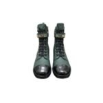 Chanel Combat Boots Dark Green G45005