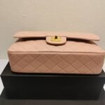 Chanel Classic Flap Bag Pink 25cm - Image 4