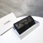 Chanel 19 Flap Long Wallet Black 19Cm - Image 5