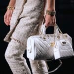 Chanel Large Bowling Bag White 30cm AS5579 B20894 10601 - Image 3
