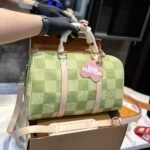 Louis Vuitton Keepall Bandoulière Damier Canvas Green 35cm N40671 - Image 2