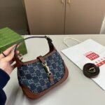 Gucci Jackie 1961 Shoulder Bag Blue And Ivory 19cm 637092 2KQGG 8375 - Image 2