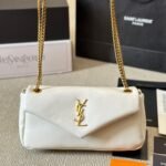 Saint Laurent Calypso Small In Blanc Vintage 27cm 734153AACQO9227 - Image 4