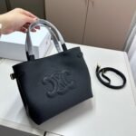 Celine Mini Cabas Anais Cuir Triomphe In Black 21Cm 118613Eny 38No - Image 2