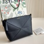 Loewe Puzzle Fold Pouch Black 19cm C510PT1X01 1100 - Image 2