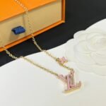 Louis Vuitton Lv Iconic Enamel Necklace Pink M01215 - Image 2