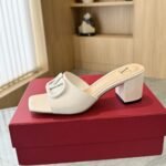 Valentino Vlogo Signature Slide Sandal White - Image 2