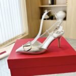Valentino Vlogo Signature Slingback Pump In Silver 3W0S0R01Yjs S13 - Image 3