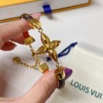 Louis Vuitton Louisette Bracelet Monogram Brown M8665Z - Image 2