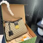 Gucci Padlock GG Medium Shoulder Bag Black 33cm 795113 KHNKG 9769 - Image 2