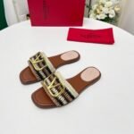 Valentino Vlogo Signature Slide Sandal Brown 6W2S0Bd5Agx Qrx - Image 2