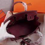 Hermes Birkin Togo Handbag Rouge 25cm - Image 2