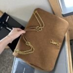 Saint Laurent Jamie 4.3 In Suede Golden Leaf 40cm 7424311U8P73194 - Image 3