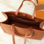 Louis Vuitton Onthego Bag Monogram Empreinte Cognac Brown 35cm M12775 - Image 2