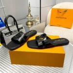 Louis Vuitton LV Isola Flat Mule Black 1ABP0E - Image 2