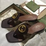 Gucci Women’s’ Blondie Thong Sandals in Brown - Image 2