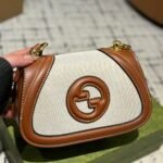 Gucci Blondie Mini Shoulder Bag Natural And Tan 22Cm 815700 Haakf 2545 - Image 2