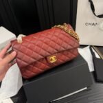 Chanel Classic Handbag Gradient Leather Brown 25cm A01112 B16859 NY562 - Image 2