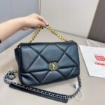 Chanel 19 Bag Lambskin Midnight Blue 28cm - Image 2