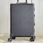 Louis Vuitton Horizon Rolling Trunk Suitcase Monogram Eclipse Coated Canvas Black 55cm - Image 2