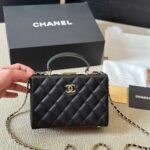 Chanel Small Box Bag Black 20Cm As5167 B18186 94305 - Image 2