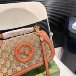 Gucci Blondie Shoulder Bag Beige And Dark Brown 26cm ‎815700 HAAKG 9755 - Image 3