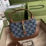 Gucci Jackie 1961 Shoulder Bag Blue And Ivory 19cm 637092 2KQGG 8375 - Image 3