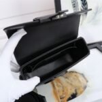 Dior 30 Montaigne Bag Box Calfskin Ultra Matte Black 17cm - Image 3