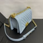 Chanel Medium Boy Bag Light Blue 25cm - Image 3