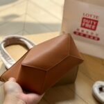 Loewe Mini Puzzle Fold Tote Warm Desert 17cm - Image 3