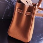 Hermes Birkin 25 Handbag Gold Brown 25cm - Image 3