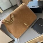 Saint Laurent Jamie 4.3 In Suede Golden Leaf 40cm 7424311U8P73194 - Image 4