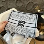 Dior Miss Dior Book Tote Pale Blue and Black 35cm M1296ZEZE M44W - Image 4