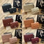 Chanel Flap Bag With Handle Burgundy 24cm AS5043 B17665 NZG79 - Image 3