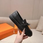 Hermes Game Slip On Sneaker Noir H241850Zh03395 - Image 4