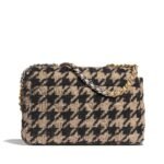 Chanel 19 Bag Tweed Beige And Black 26cm - Image 4