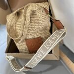 Loewe Slit Bag Natural And Tan 30cm A685453X07 2435 - Image 3