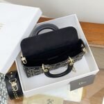 Dior Medium D Joy Bag Eyelet Black 26cm M0540ONGU M911 - Image 3