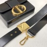 Dior 30 Montaigne Bag Box Calfskin Black 19cm M9203UMOS M911 - Image 4