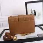 Dior 30 Montaigne Bag Box Calfskin Brown 24cm - Image 6