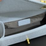 Chanel Medium Boy Bag Light Blue 25cm - Image 4