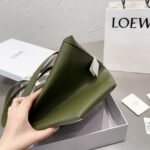 Loewe Medium Puzzle Fold Tote Dark Khaki Green 31cm A657G50X01 3969 - Image 4