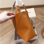 Loewe Medium Puzzle Fold Tote Warm Desert 25cm - Image 3