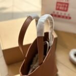 Loewe Mini Puzzle Fold Tote Warm Desert 17cm - Image 4